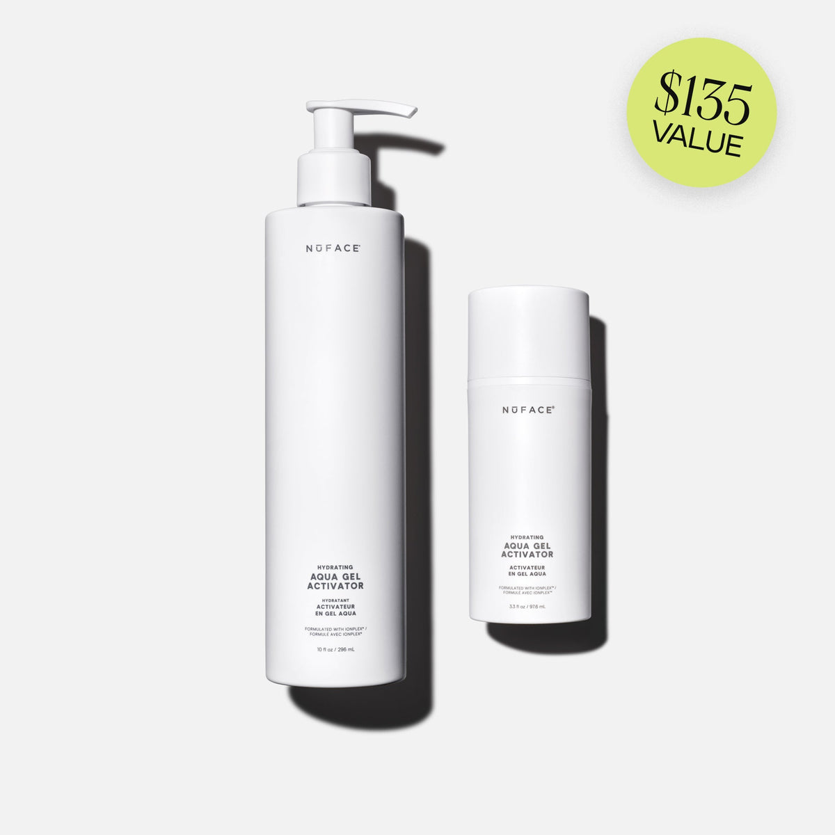 Hydrating Aqua Gel Home & Away Duo - Hydrating Microcurrent Gel Activator